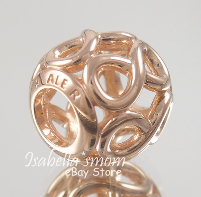 INFINITE SHINE Authentic PANDORA Rose GOLD Plated INFINITY Charm