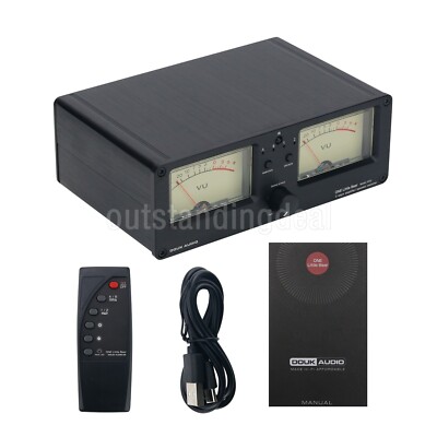 VU3 2-In-2-Out Aluminum Audio Power Amplifier 100Wx2 Speaker Switcher os67