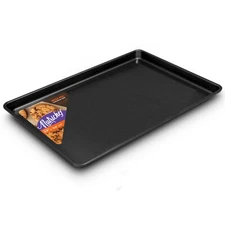 NutriChef Stylish Metallic Coating Non-stick Mega Bake Pan, Dishwasher Safe