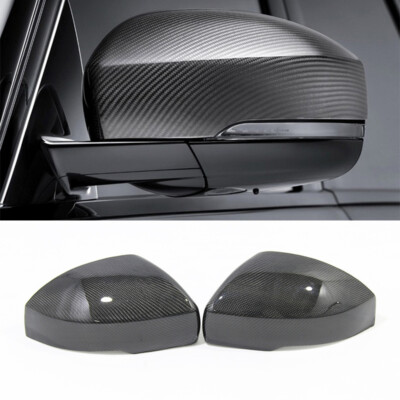 Carbon Fiber Rear View Mirror Cover For Land Rover Discovery Range Rover Sport
