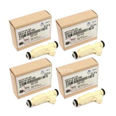 Set of (4) Fuel Injectors 35310-2E100 For Hyundai Kia #35310-2E100