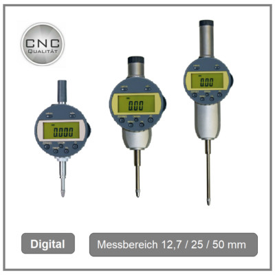 Digital-Messuhr - 12,7 mm - Anzeige drehbar Digital-Messuhr - 12,7 mm - Anzeige drehbar