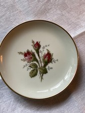 1 v. 9 Untersetzer /Tellerchen altes Rosenthal Rosen Moosrose  Vintage Porzellan