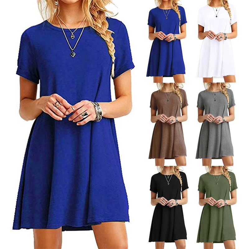 Casual sundresses with short best sale sleeves