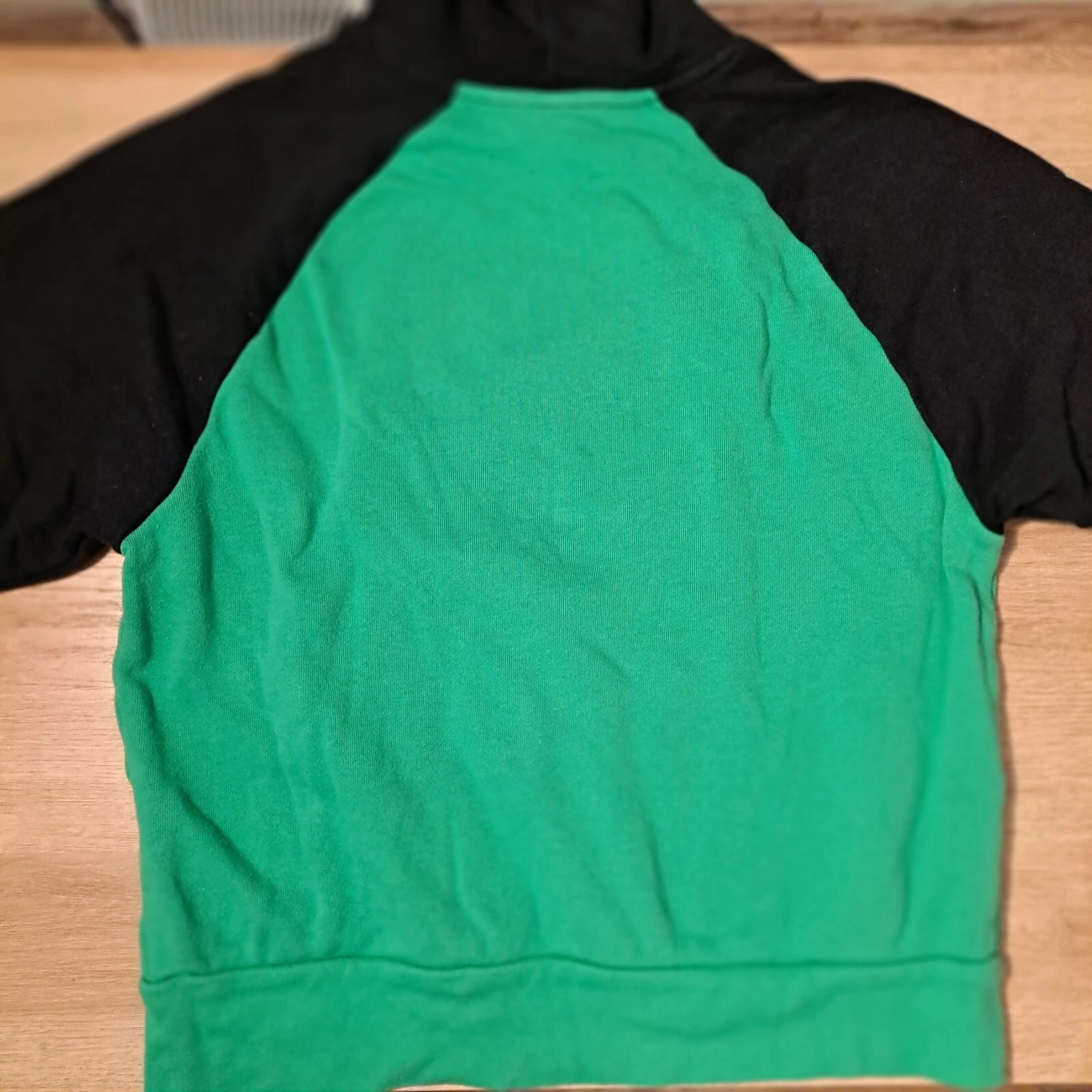Minecraft Boys MAD Engine Green and Black Hoodie Small