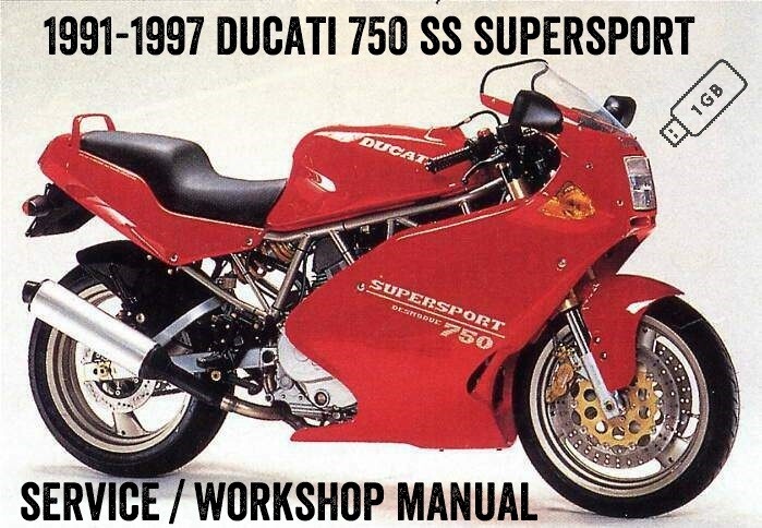 1991-1998 Ducati 750SS 750 SS SuperSport Repair Workshop Service