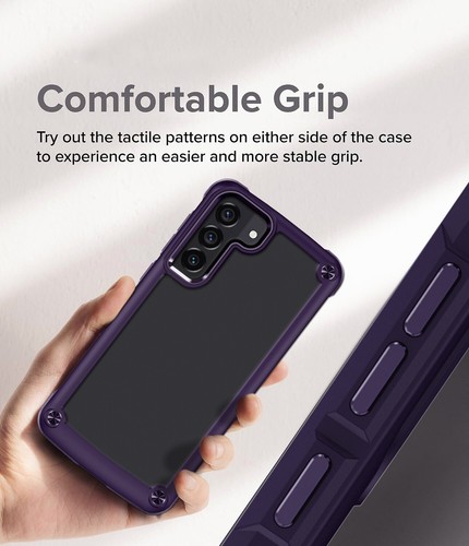For Samsung Galaxy S21 Ultra/S21+ Rugged Bumper Case Soft Cover / Tempered Glass - Photo 8 sur 41