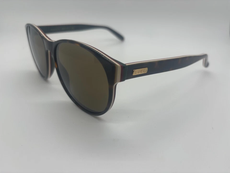 NUEVO GUCCI GG0271S 002 Gafas de sol Habana Tortuga 55-16-145 mm SIN ESTUCHE Foto 3 de 4