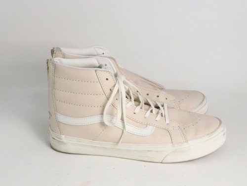 beige high top vans