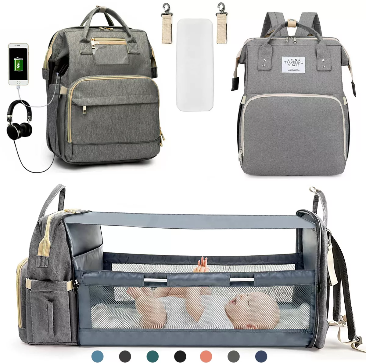Baby Diaper Bag Backpack