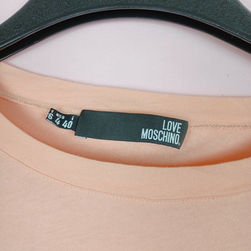 Love Moshino Size 4 Button Crop Top Pink Purple Button Boxy - Bild 6 von 8
