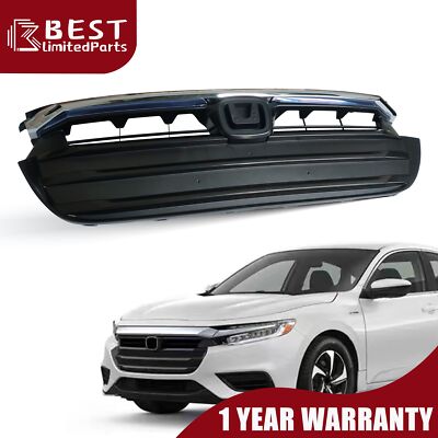 Front Bumper Grille Assembly Fits 19-21 Honda Insight Center