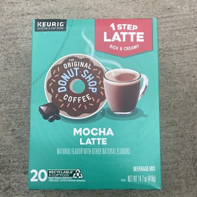The Original Donut Shop Mocha One Step Latte K-Cup, Vanilla, 20/Bo READ