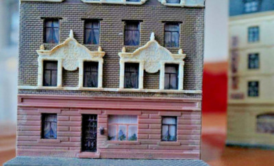 Spur N 1:160 Historisches Nordeuropäisches 5-stöckiges Wohnhaus .Westdeutschland.