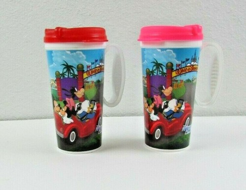 2 Walt Disney World Resort Whirley Drink Works Plastic Mugs (W-1)