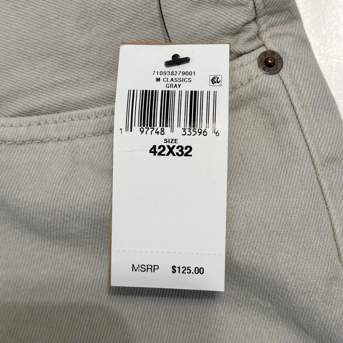 Polo Ralph Lauren Jeans Mens 42x32 Varick Slim Fit Straight Polo Ralph Lauren Jeans Mens 42x32 Varick Slim Fit Straight