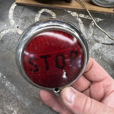 Pm Co Yankee Stop Light Lens And Ring Brake Hot Rat Rod Single Pioneer