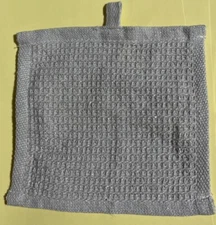 8 Pc  Scrubber Dish Clothes Gray- 6”x6” By Figmint