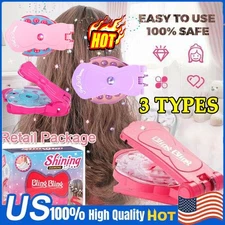 Hair Gems Shining Bling Diamond Hair Sparkle Stapler Machine Women Girl Gifts