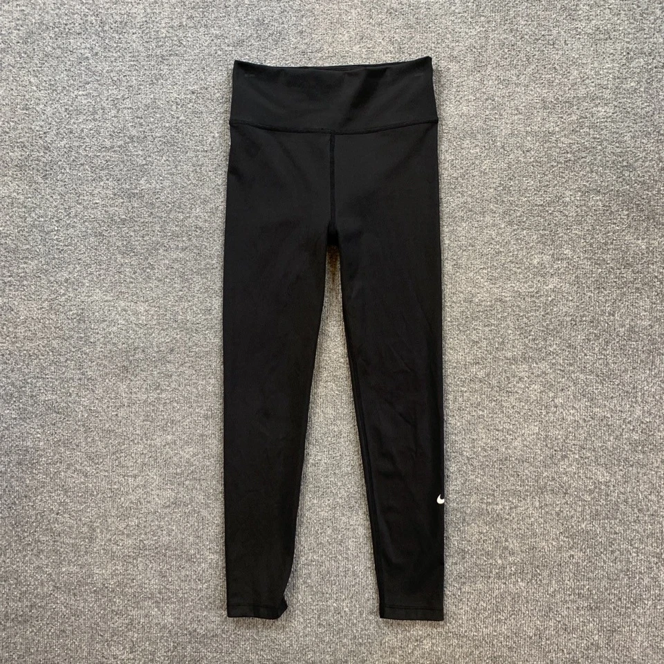 Леггинсы Nike One для девочек больших детей M средние Dri Fit с высокой талией без застежек для йоги - Изображение 2 из 4