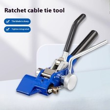 Stainless Steel Tie Pliers Ratchet-Style Steel Cable Tie Tightener Binding Tool
