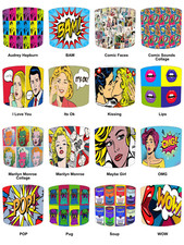 Handmade Pop Art Graffiti Ceiling Lampshade Table Lamp shades Pendant lampshades