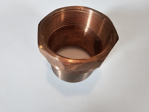 3" Copper Threaded Female Adapter FIP(3-1/2") x C (3-1/8")