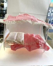 Suzy Goose Barbie Four Poster Canopy Bed and Dresser Vintage 1963 in Box 