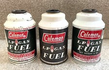 Coleman LP Fuel Cans Empty for Display