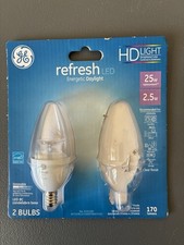 Opened Pack 1 Bulb GE Refresh LED Energetic Daylight 4 Watt Bulb 67861 8010