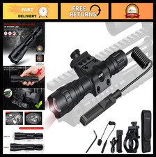 Rechargeable Mini Infrared 940nm LED Flashlight - Tactical IR Illuminator, Adjus