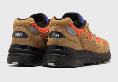 New Balance x Action Bronson Made in USA 992 “Tiger Eye” Tan Blue Orange 11 New Balance 992 X Baklava Action Bronson MiUSA “Tiger Eye  main image 3