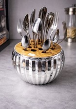 Creative Egg Design Easter Tableware Set 24pcs Stainless Steel Cutlery Set UK