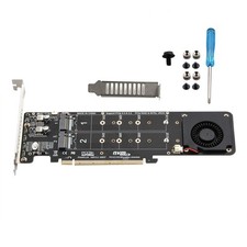 2280 SSD Expansion Split Card RAID 0 Mode Supports 4 Nvme M.2 PH44 PLUS