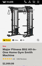 Major fitness evo all in one smith machine