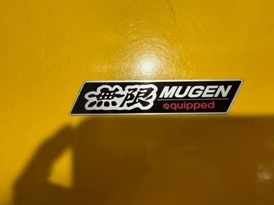 Genuine MUGEN Equipped Rare Metal Badge Lightweight JDM Emblem 