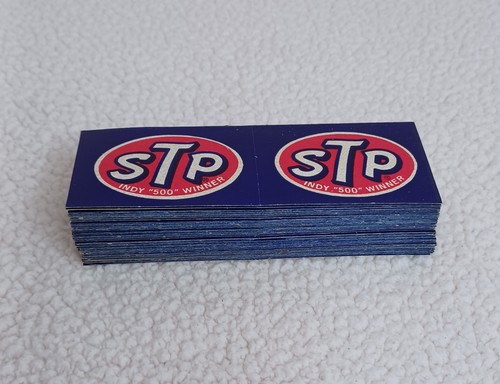 Vintage Original STP Indy 500 Gewinner Aufkleber 200 Stück (100 Blatt) klein Mini - Bild 16 von 20