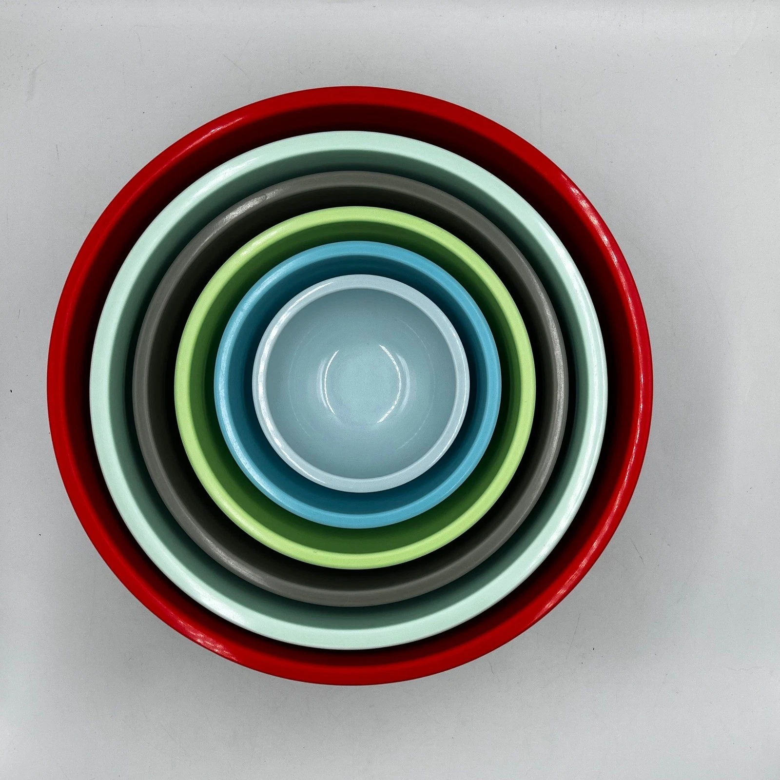 Martha Stewart Collection Melamine Nesting Mixing Bowls Set of 6 Multicolor
Opens in a new window or