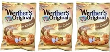 3 x 2.22oz WERTHER'S Original COOKIE BUTTER CREME Limited Ed Candy SOFT CARAMELS