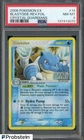 2006 Pokemon EX Crystal Guardians #14 Blastoise Reverse Foil PSA 8 NM-MT