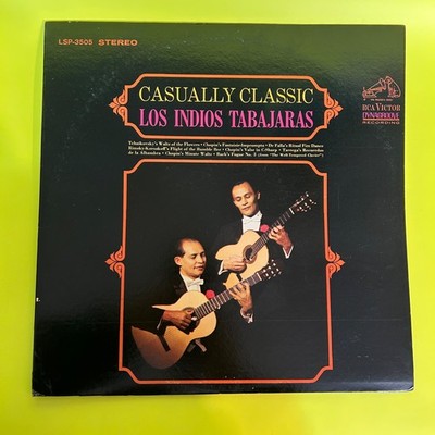Los Indios Tabajaras Casually Classic Vinyl LP RCA LSP-3505 Record 0506 NM/EX