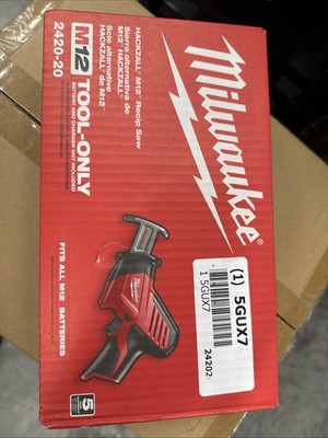Milwaukee 2420-20 M12 Hackzall Reciprocating Saw
