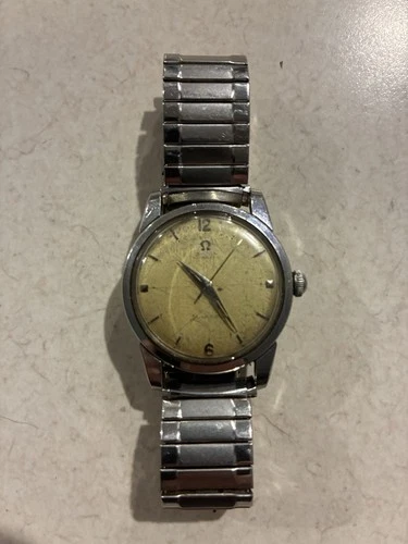 OMEGA Seamaster Men's Automatic Wristwatch 1950s Vintage