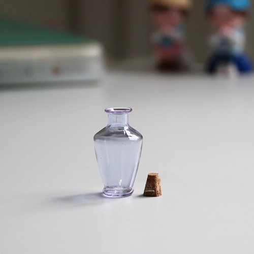 2 Stück Maßstab 1:6 Puppenhaus Miniatur Klarflaschen Glas Vase Dekor Zubehör - Picture 16 of 19