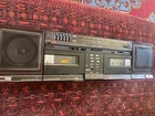 SHARP QT-93 Vintage Boombox Dual Cassete  Auto Reverse  System Japan Tested✅