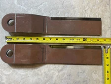 Heavy Duty AR400 Steel Wolverine Skidsteer Brush Hog Cutter  REPLACEMENT Blades
