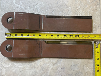 2 AR400 Steel Wolverine Skidsteer Brush Hog Cutter  REPLACEMENT Blades BC-13-72W