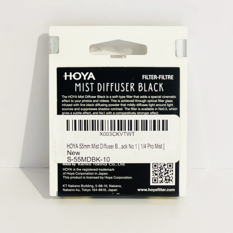HOYA Mist Diffuser 55mm Black No 0.5 1/4 Pro Mist S-55MDBK-10 NEW Sealed - Image 2 of 4