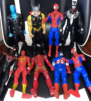 12 inch super heroes damaged figures Parts Only!