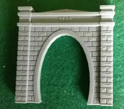 Eisenbahnportal 1896 Detaillentunnel einspurig Spur N Modellzug Eingang